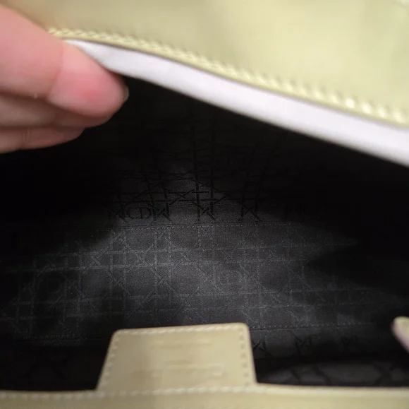 Christian Dior Lady Dior Bag Cannage Quilt Patent Large - Picture 14 of 16